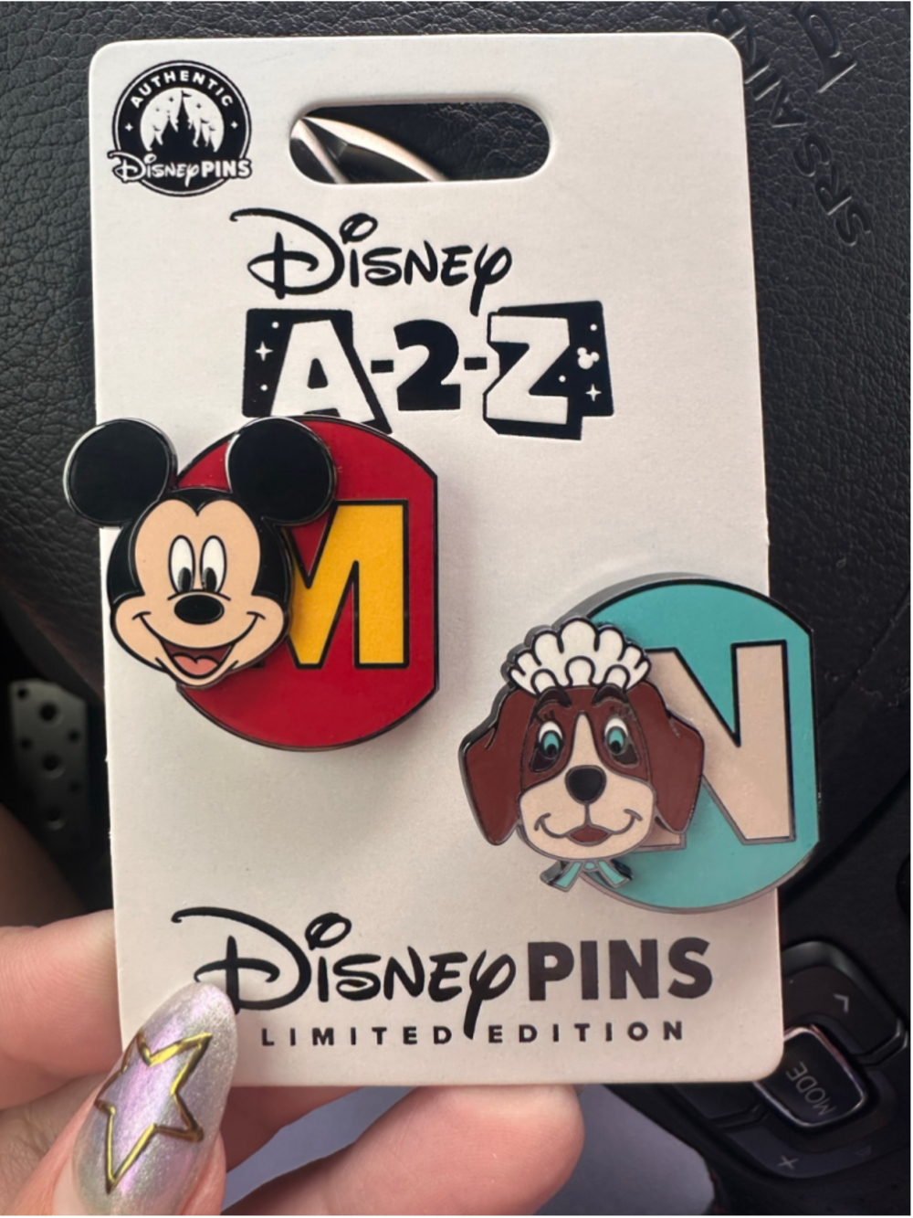 2026 Disney Parks A-2-Z Series Mickey & Nana M/N LE 1250 Pin Set WDW